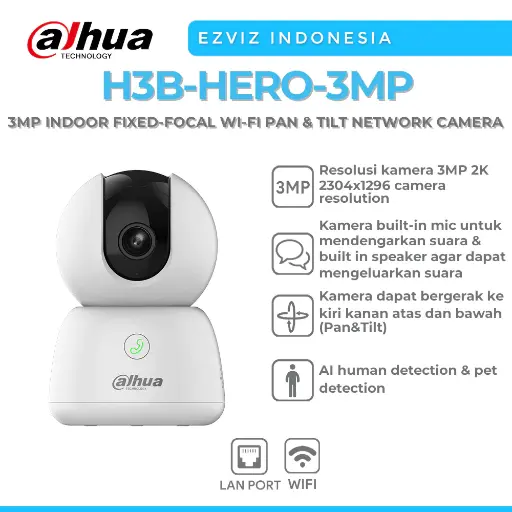 Camera Wireless Dahua Indoor Hero 3mp