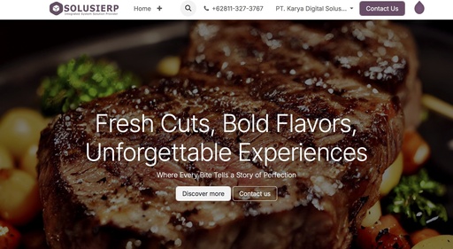 Landing Page Resto/Cafe by Custom Order