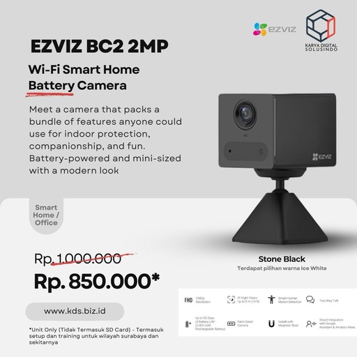 CCTV EZVIZ BC2 2MP Wireless